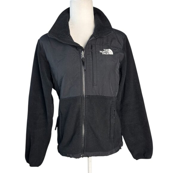 The North Face Denali Fleece Jacket Black Full Zip Softshell Wind Resistant Size - Picture 10 of 10